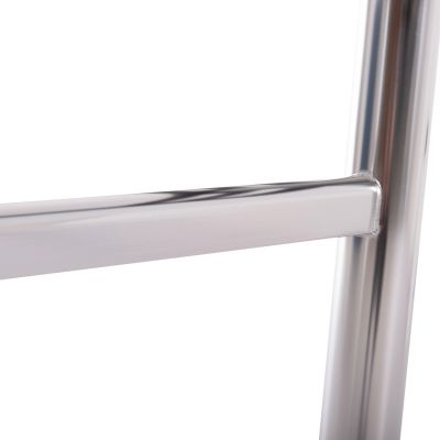 DOUBLE BASE FOR TABLE HM461.13 CHROMED METAL WITH HEIGHT ADJUSTERS 100x60x73Hcm