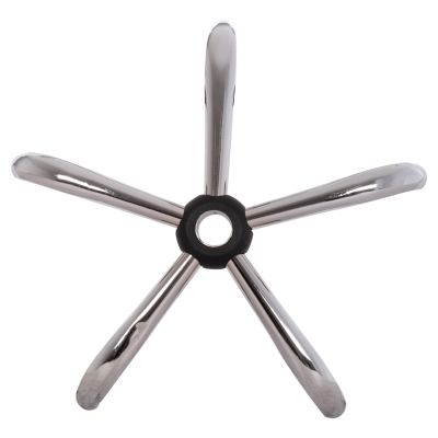SPARE PART BASE FOR OFFICE CHAIR HM1202--CHROMED METAL  29cm SPOKE