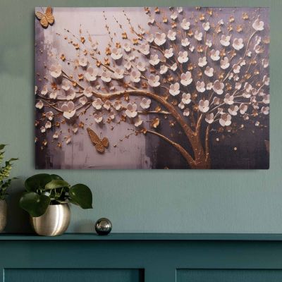 WALL PAINTING SERIES GOBI HM4863 PRINTED CANVAS 98x2,5(thickness)x68Hcm.