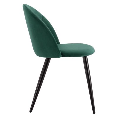 Трапезен стол HM8731.03 с метални крака & Cyppress Velvet 49x57x79H cm.
