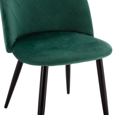 Трапезен стол HM8731.03 с метални крака & Cyppress Velvet 49x57x79H cm.