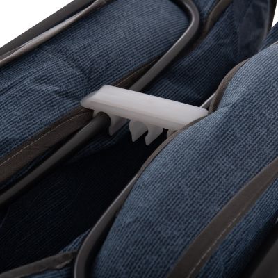 FOLDABLE BED NOBLE HM393.02 METALLIC WITH WHEELS & MATTRESS 9cm IN GREY 80x182x37.5Hcm.