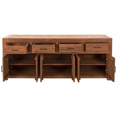 БЮФЕТ GRAYSON HM9802 РЕЦИКЛИРАНО ТИКОВО ДЪРВО НАТУРАЛНО 220x50x90Hcm.