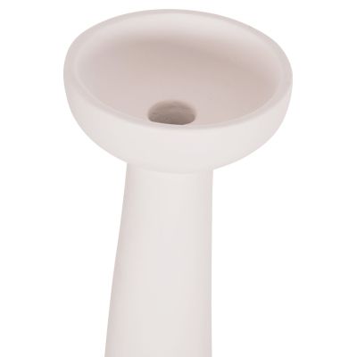 SET OF 3 TABLE DECORATIVE VASES LEKKAN HM21142.01 TERRACOTTA IN WHITE & BLACK