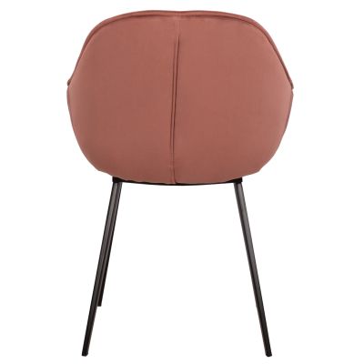 КАДИФЕНО КРЕСЛО DUSTY PINK HM8489.02 58Χ63Χ84Υ cm.