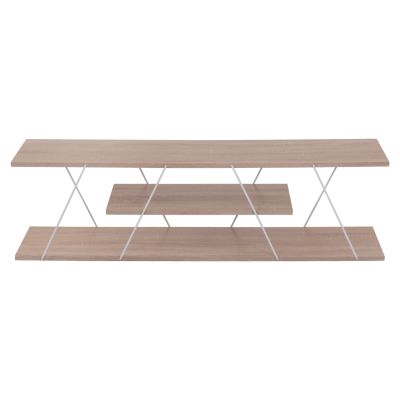 LIVING ROOM COMPOSITION 2PCS TARS HM11771.14 MELAMINE/METAL IN SONAMA-WHITE