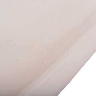 COFFEE TABLE DESSY HM18153.02 FIBER CEMENT IN WHITE--151x66x30Hcm.