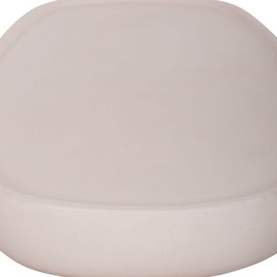 COFFEE TABLE DESSY HM18153.02 FIBER CEMENT IN WHITE--151x66x30Hcm.