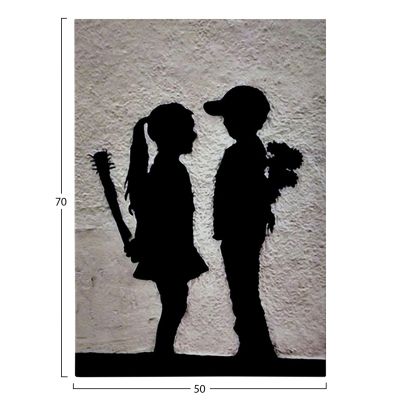 WALL PAINTING SERIES GOBI HM4822 PRINTED CANVAS 50x3(thickness)x70Hcm.