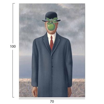 WALL PAINTING SERIES GOBI HM4853 PRINTED CANVAS 70x3(thickness)x100Hcm.