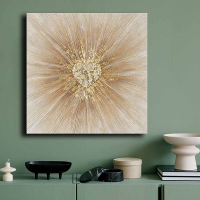 WALL PAINTING SQUARE SERIES GOBI HM4854 PRINTED CANVAS 70x2,8(thickness)x70Hcm.