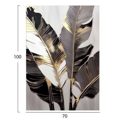 WALL PAINTING SERIES GOBI HM4857 PRINTED CANVAS 70x2,8(thickness)x100Hcm.