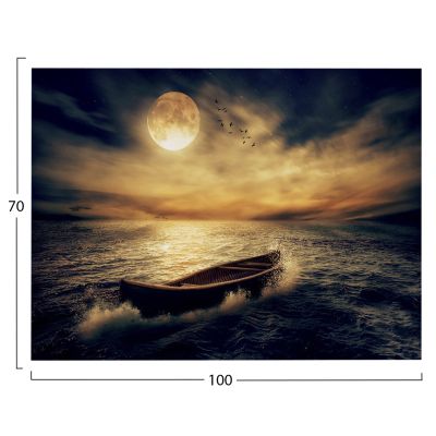 WALL PAINTING SERIES GOBI ΗΜ4785 PRINTED CANVAS 100x3(thickness)x70Hcm.