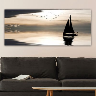 WALL PAINTING SERIES GOBI HM4789 PRINTED CANVAS 120x3(thickness)x50Hcm.
