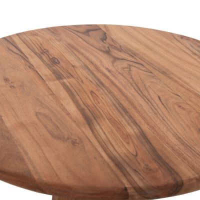 SET 3 ROUND COFFEE TABLES DRENT HM18349 ACACIA WOOD Φ50x60Hcm.