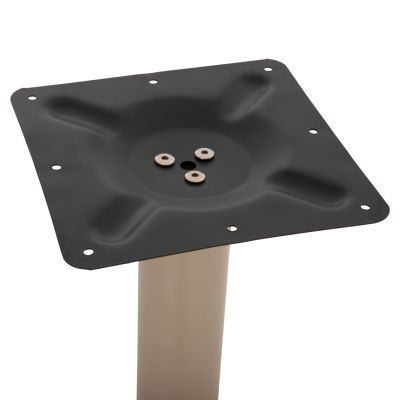 BAR TABLE BASE METAL/CAST IRON HM417.25 CAPPUCCINO 50x50x107.5Ηcm