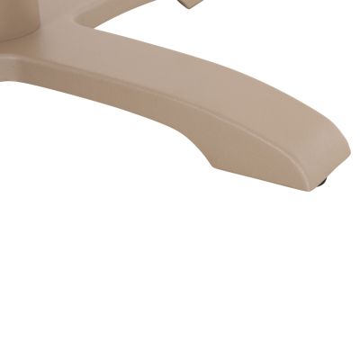 BAR TABLE BASE METAL/CAST IRON HM417.25 CAPPUCCINO 50x50x107.5Ηcm