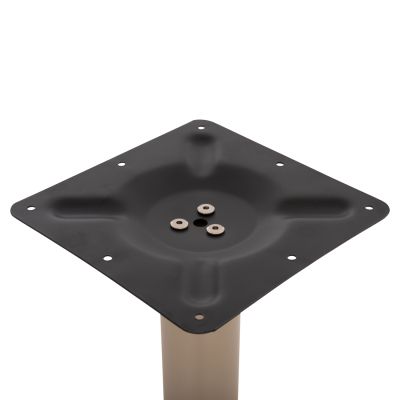 BAR TABLE BASE METAL/CAST IRON HM417.25 CAPPUCCINO 50x50x107.5Ηcm