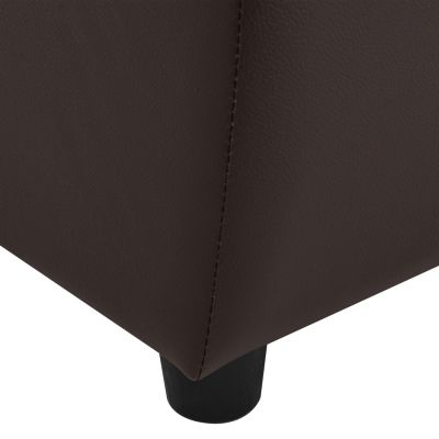 Armchair Landon HM3162.03, Brown PU, 51x66x93 cm.