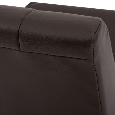 Armchair Landon HM3162.03, Brown PU, 51x66x93 cm.