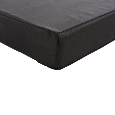SUNBED CUSHION TEXTLINE SIFNOS BLACK HM11761.01 200(120+80)x70x20Hcm.