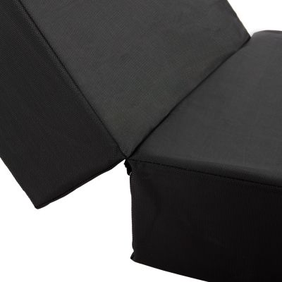 SUNBED CUSHION TEXTLINE SIFNOS BLACK HM11761.01 200(120+80)x70x20Hcm.