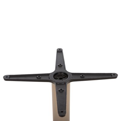 TABLE BASE HM475.25 ALUMINUM IN CAPPUCCINO COLOR 46x46x73Hcm. CROSS 46Χ46cm