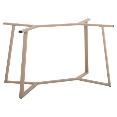 TABLE BASE HM471.25 METAL IN CAPPUCCINO COLOR 111x60x71Hcm.