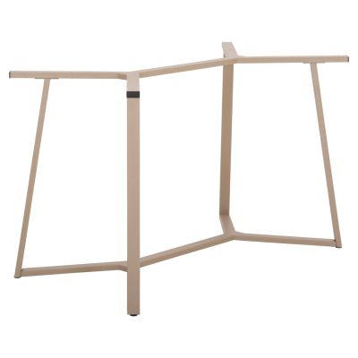 TABLE BASE HM471.25 METAL IN CAPPUCCINO COLOR 111x60x71Hcm.