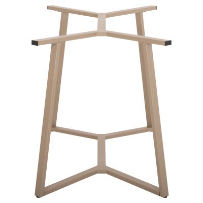 TABLE BASE HM471.25 METAL IN CAPPUCCINO COLOR 111x60x71Hcm.