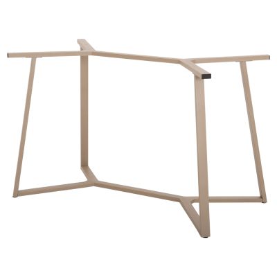 TABLE BASE HM471.25 METAL IN CAPPUCCINO COLOR 111x60x71Hcm.