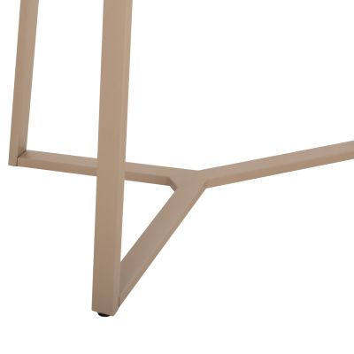 TABLE BASE HM471.25 METAL IN CAPPUCCINO COLOR 111x60x71Hcm.