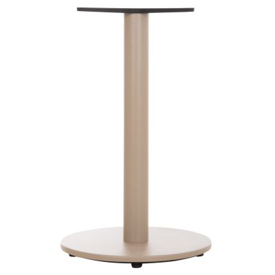 ROUND TABLE BASE HM476.25 ALUMINUM IN CAPPUCCINO Φ44Χ73Hcm.--CROSS 46x46cm