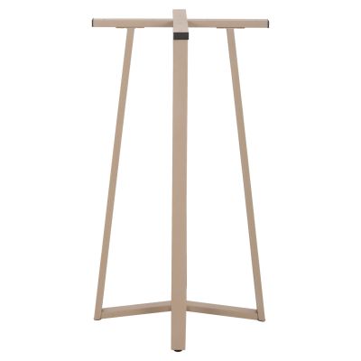 BAR TABLE BASE MEDIUM HEIGHT HM477.25 METAL IN CAPPUCCINO 50x50x89Hcm.