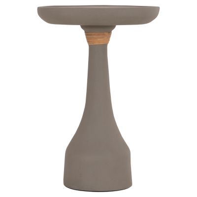 LAMP TABLE ROUND TORG HM18170.03 FIBER CEMENT GREY Φ41x62Hcm.