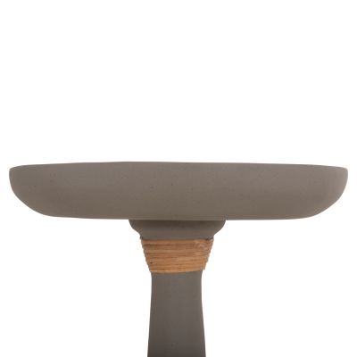 LAMP TABLE ROUND TORG HM18170.03 FIBER CEMENT GREY Φ41x62Hcm.