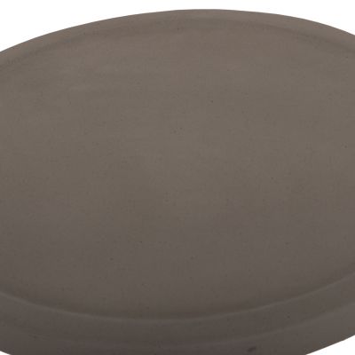 LAMP TABLE ROUND TORG HM18170.03 FIBER CEMENT GREY Φ41x62Hcm.