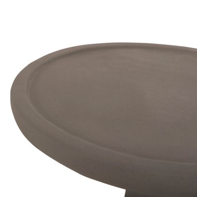 LAMP TABLE ROUND TORG HM18170.03 FIBER CEMENT GREY Φ41x62Hcm.