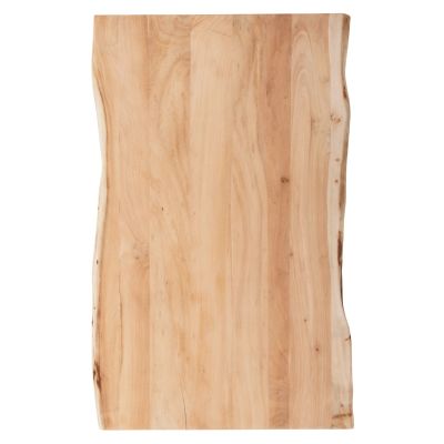 TABLETOP-SOLID ACACIA WOOD HM8505.21 NATURAL WOOD COLOR 160x90x4(thickness) cm.