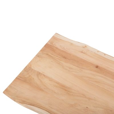 TABLETOP-SOLID ACACIA WOOD HM8505.21 NATURAL WOOD COLOR 160x90x4(thickness) cm.