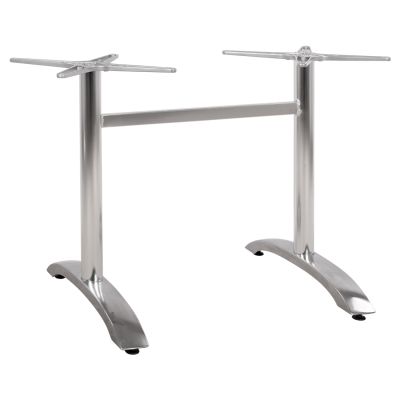 Aluminum base 2 legs HM461.03 Chromed 78,5x60x73cm