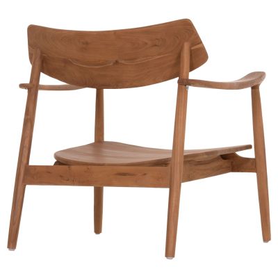 LOUNGE ARMCHAIR RANGER HM18255.01 TEAK WOOD IN NATURAL 70x73x73Hcm.