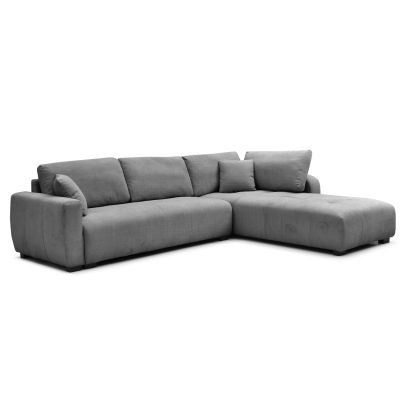 CORNER SOFA REVERSIBLE MEDEL HM3288.01 GREY P.E. FABRIC 296x208x80Hcm.