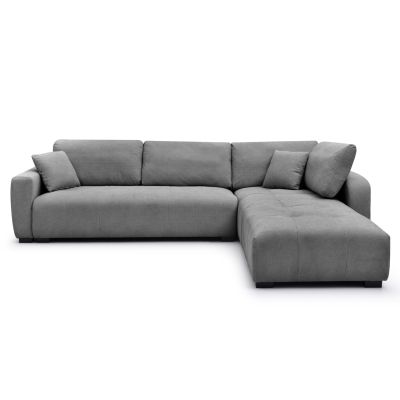 CORNER SOFA REVERSIBLE MEDEL HM3288.01 GREY P.E. FABRIC 296x208x80Hcm.