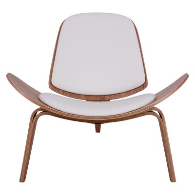 Armchair Superior P., HM1128.03 Natural color,white cushions PU 89x83x76 cm