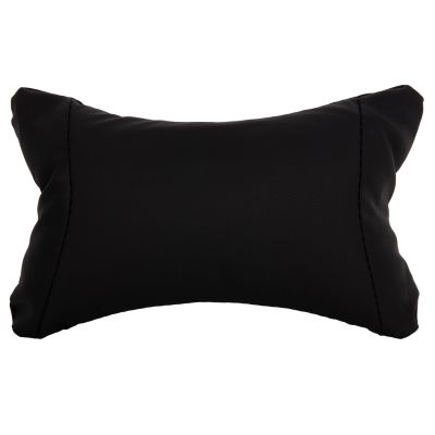 SET OF HEAD AND LUMBAR SUPPORT CUSHIONS IN BLACK COLOR