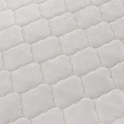 DOUBLE BED WITH MATTRESS BOBBI HM21271.01 WHITE PU WITH STORAGE SPACE--FOR 150X200cm.