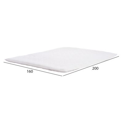 CLOUD topper, white, 160x200 cm, extra-double