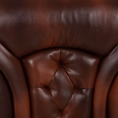 REPLACEMENT SEAT FOR OFFICE CHAIR HM1099.09 BROWN PU 56x10(thickness)x56cm.
