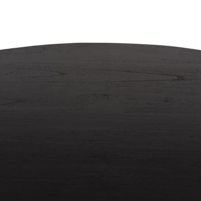 DINING TABLE ROUND FRANTZ HM9388.02 MINDI WOOD IN BLACK Φ118x79Hcm.
